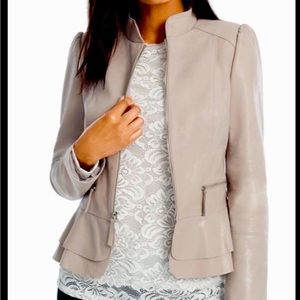 White House Black Market Leather Jacket